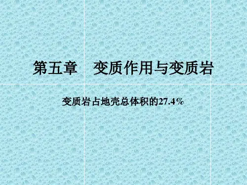 变质作用与变质岩
