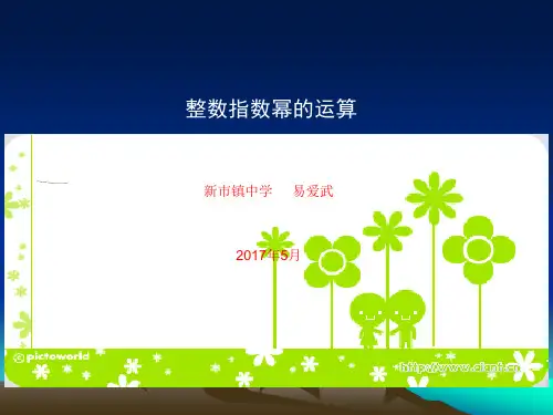 整数指数幂的运算法则.3.3 整数指数幂的运算法则