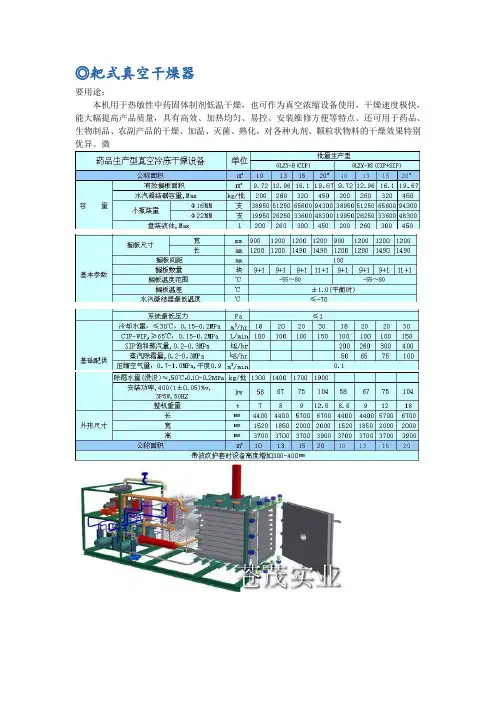 耙式真空干燥器