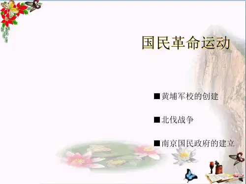 国民革命运动PPT优秀课件
