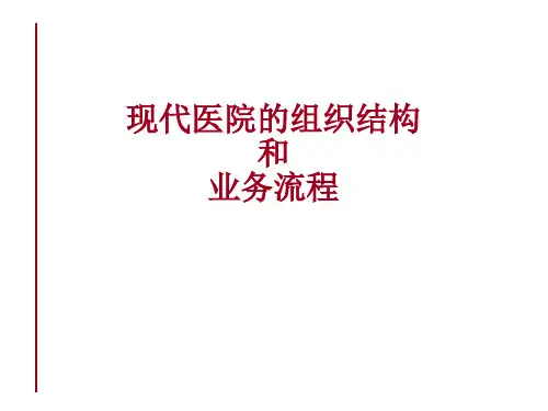 现代医院组织结构和业务流程【19页】