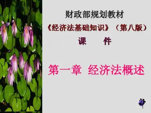 经济法基础知识ppt课件