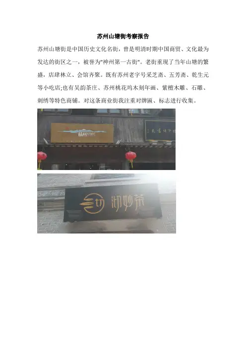 苏州考察报告