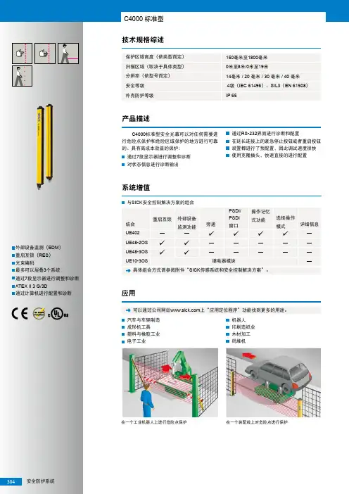 SICK  C4000标准型安全光幕