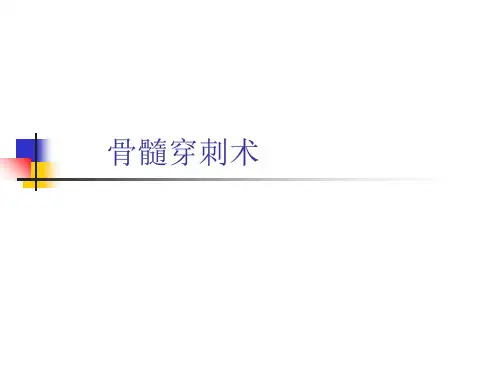 骨髓穿刺术