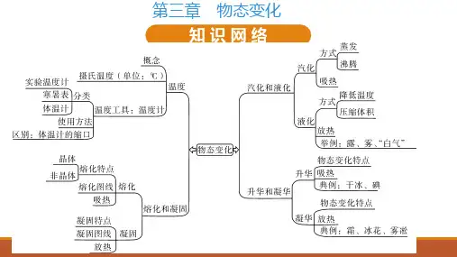 人教版八年级物理上册第三章 物态变化知识点梳理(共11张PPT)