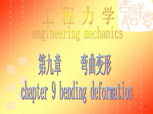 弯曲变形ppt课件