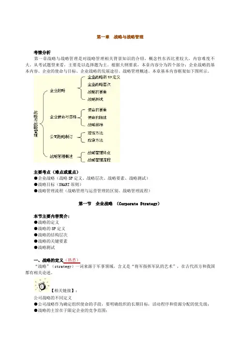 pa战略讲义第一章