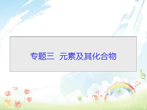 高考化学大二轮复习第1部分知识整合专题3元素及其化合物第10讲金属及其化合物课件