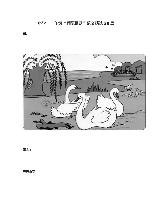 [精]小学一二年级“看图写话”范文精选30篇