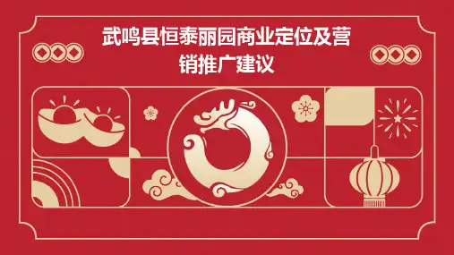 武鸣县恒泰丽园商业定位及营销推广建议上