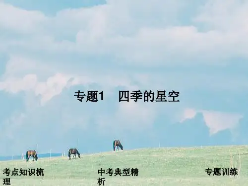 四季的星空PPT教学课件