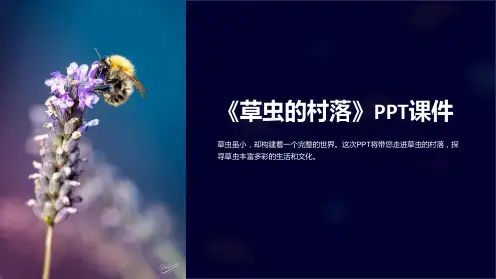 《草虫的村落》课件