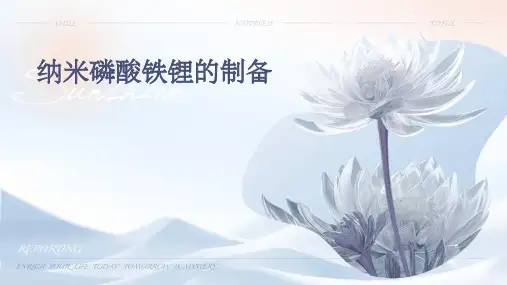纳米磷酸铁锂的制