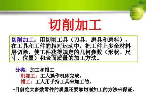 金属切削加工工艺详解