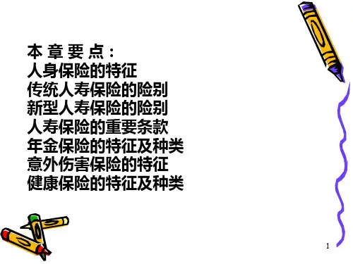 人身保险培训课件