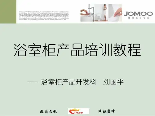 浴室柜产品培训教程.