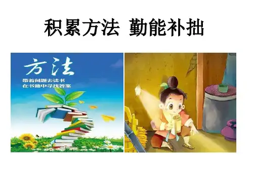 积累方法  勤能补拙----主题 班会PPT