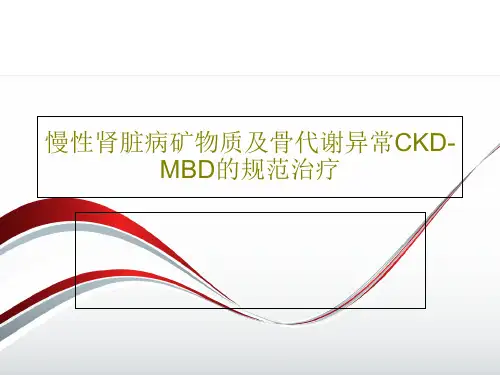 慢性肾脏病矿物质及骨代谢异常CKD-MBD的规范治疗113页PPT