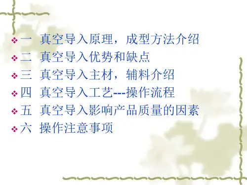 新材料真空灌注工艺