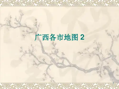 广西各市地图 2