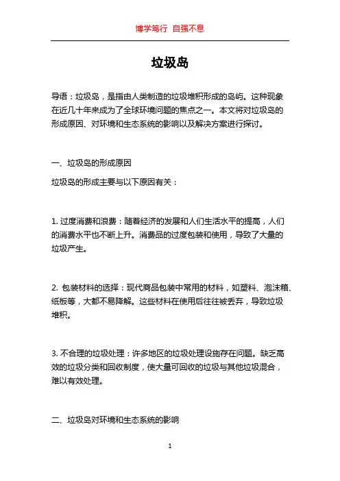 垃圾岛_精品文档