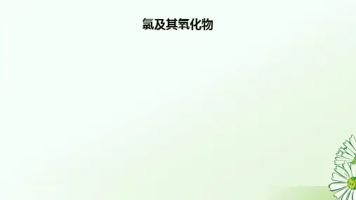 2.2 氯及其化合物 课件(共20张PPT)高中化学人教版(2019)必修 第一册