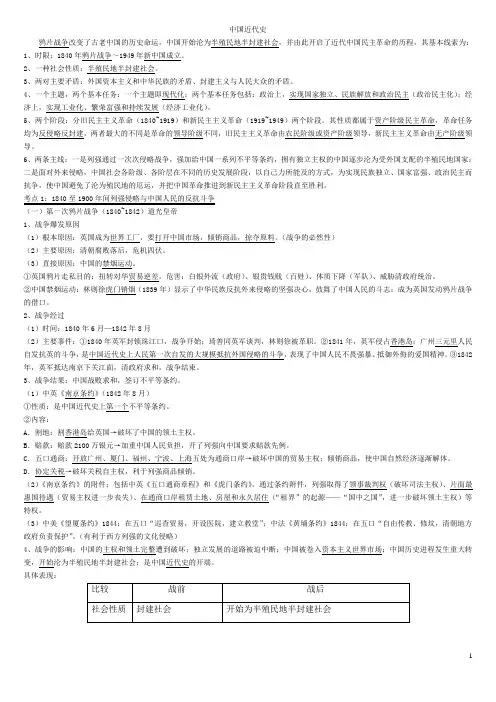 中国历史近代史1分析