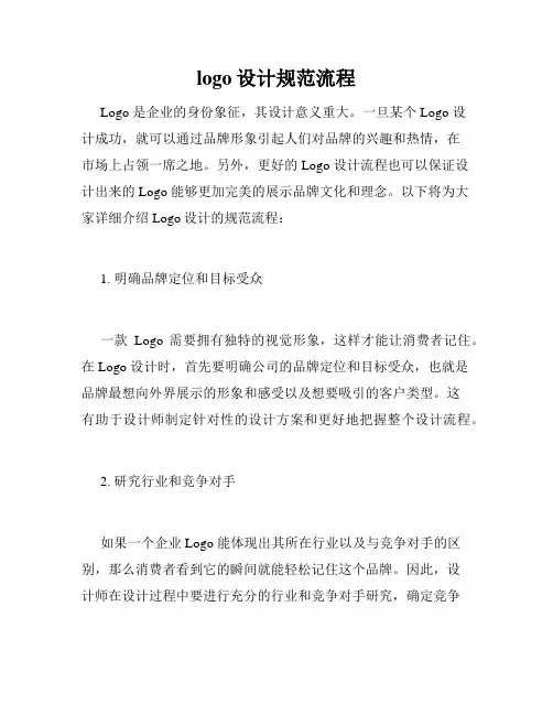 logo设计规范流程
