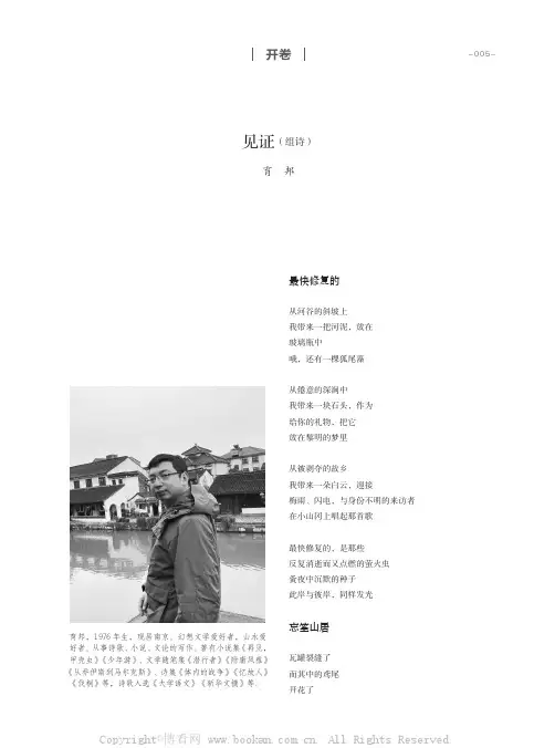 见证（组诗）