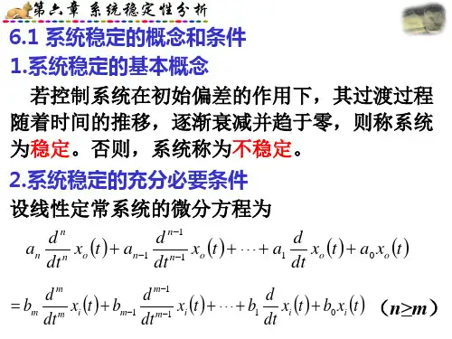 系统稳定性分析ppt课件