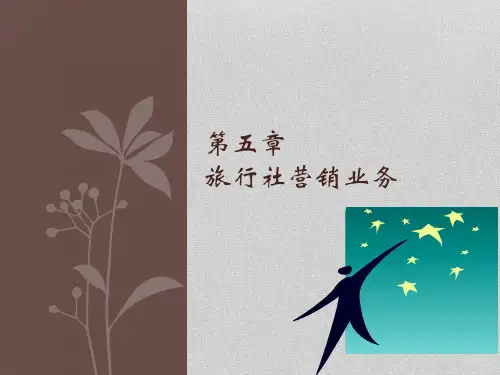 旅行社营销业务旅行社市场细分定位PPT课件(71张)