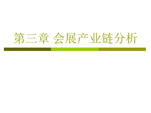 会展业概论第三章PPT课件