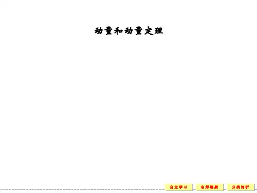 动量和动量定理 课件