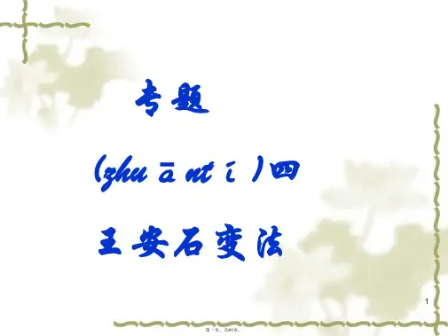 王安石变法