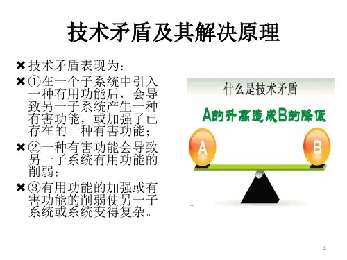 TRIZ法技术矛盾