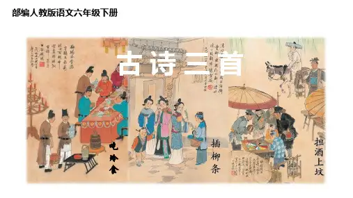 【部编版】课件-六年级下册3《古诗三首》PPT课件