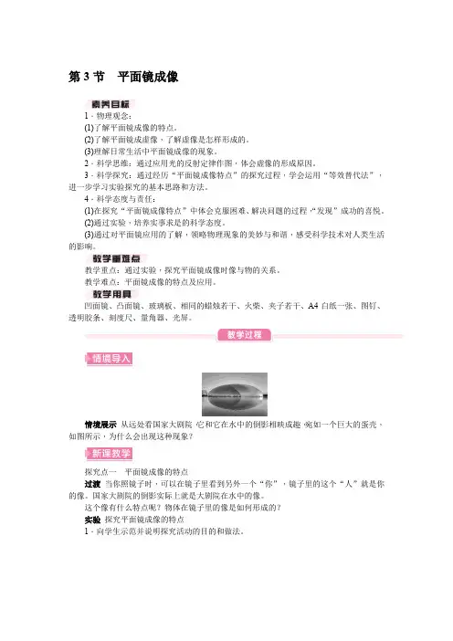平面镜成像