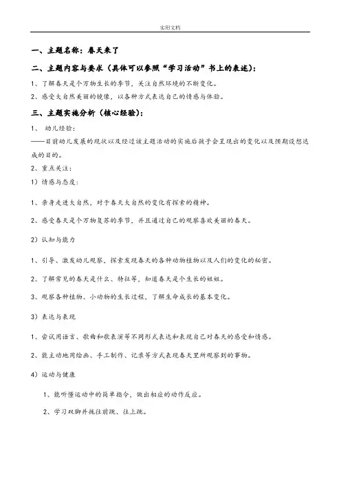 主题包：春天来了