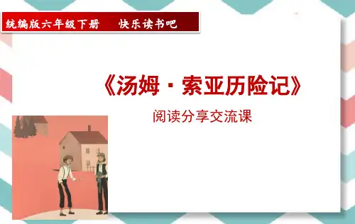 快乐读书吧《汤姆索亚历险记》整本书阅读 分享交流课(课件)六年级下册语文部编版