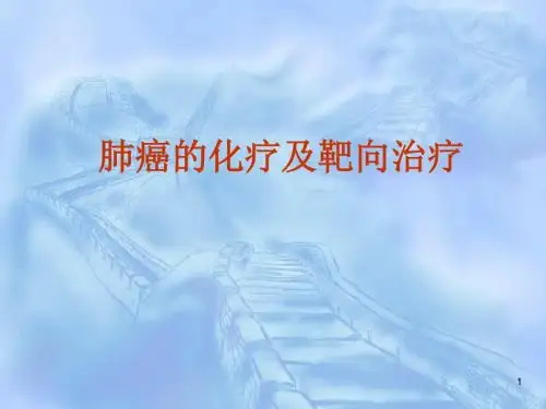 肺癌的常用化疗方案ppt课件(1)
