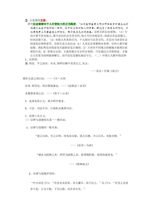 西方法律思想史 2