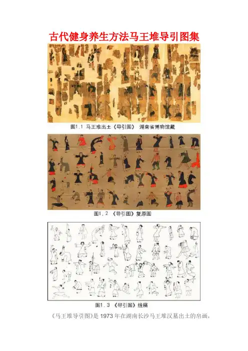古代健身养生方法马王堆导引图集
