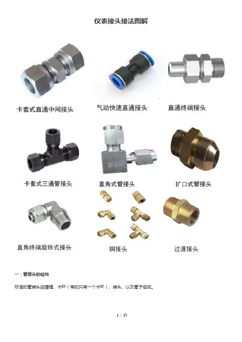 仪表接头接法图解(新)