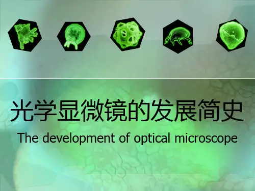 显微镜发展史ppt课件