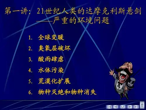 环境保护PPT课件