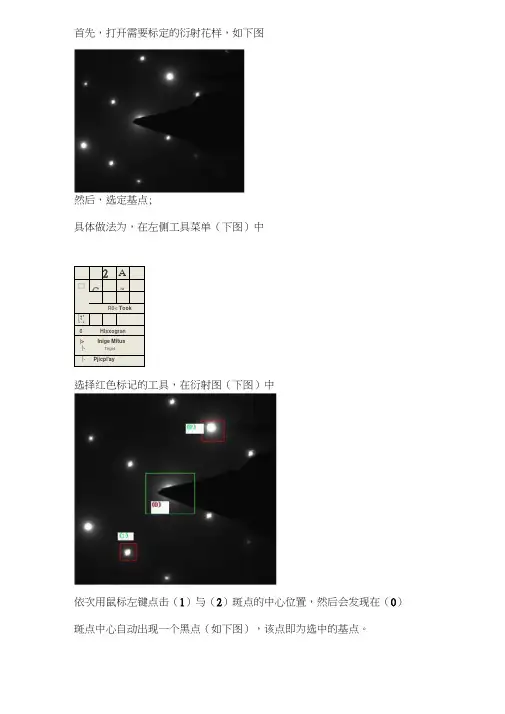 (完整word版)DigitalMicrograph软件标定TEM中衍射花样步骤