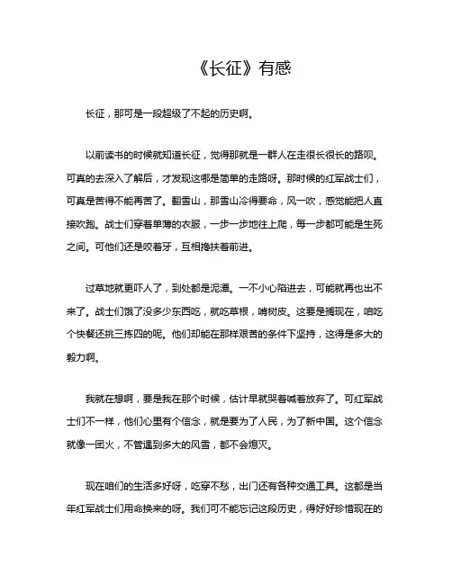 《长征》有感