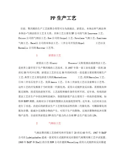 PP生产工艺