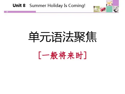 冀教版七年级英语下册单元语法聚焦Summer Holiday Is Coming! 课件